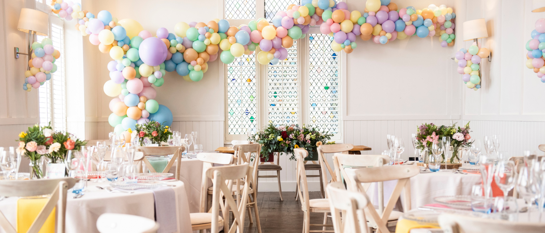 Spring Pastel Wedding Room