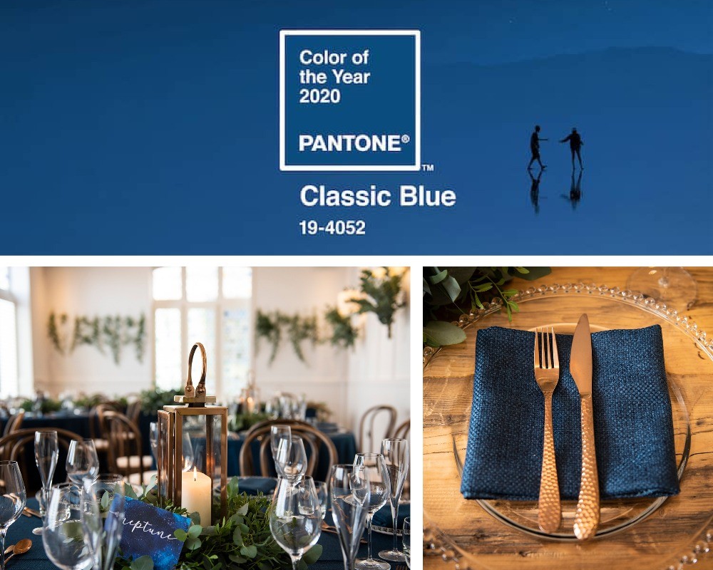 The hottest colour trends for weddings in 2020, blue hues