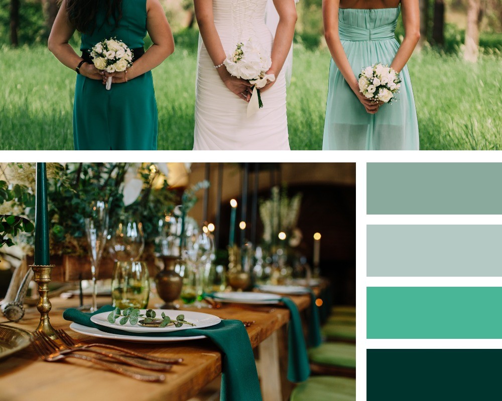 The hottest colour trends for weddings in 2020, green