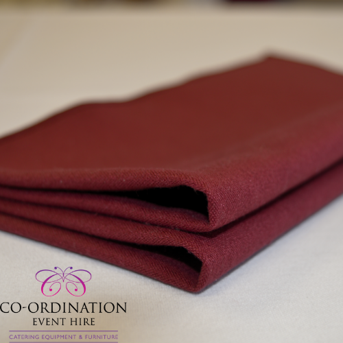 BURGUNDY SIGNATURE NAPKIN