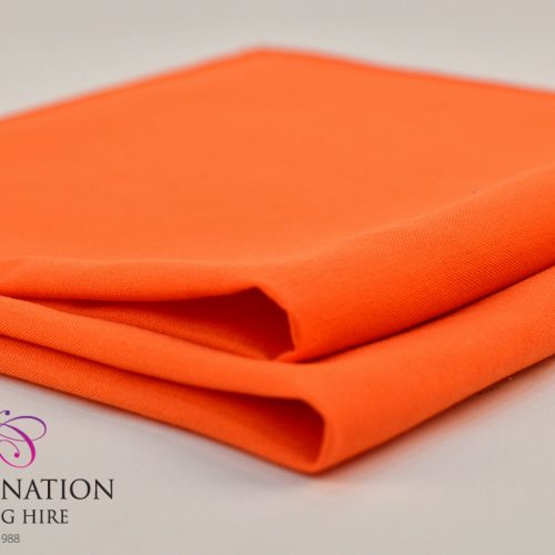 TANGERINE SIGNATURE TABLE RUNNER