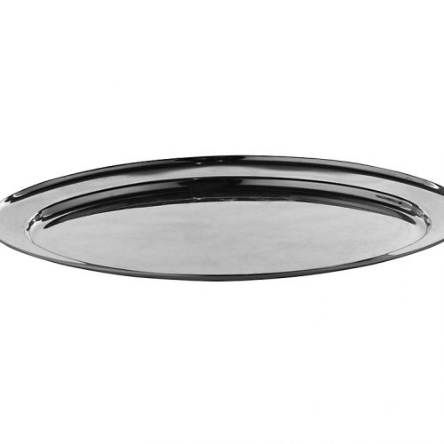 OVAL STAINLESS STEEL SERVING FLAT 20"