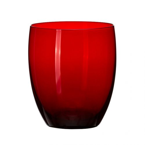 RED WATER GLASS / TUMBLER 15.75OZ