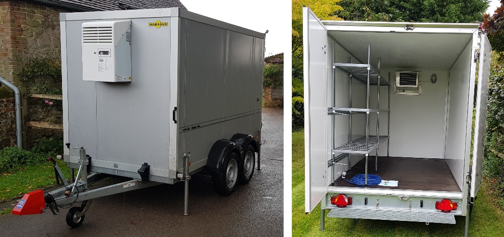 Hire refrigerated trailer, inside and out