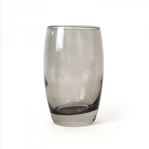 GREY WATER GLASS / TUMBLER 12OZ