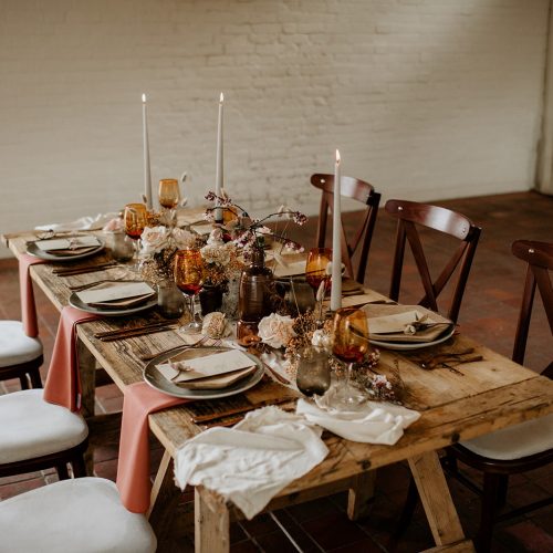 VINTAGE TRESTLE TABLE