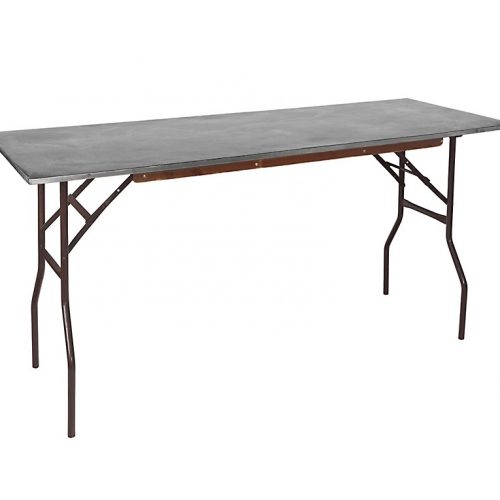 STAINLESS STEEL PREP TABLE 6'X2'6"