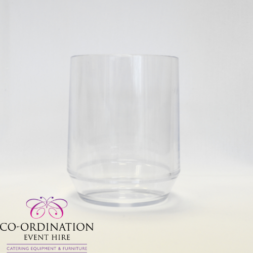 REUSABLE PLASTIC TUMBLER/ WATER GLASS
