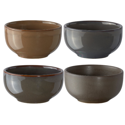 11.5CM COLOURED RUSTIC BOWL