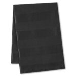 Satin Stripe Black