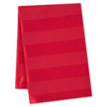 Satin Stripe Red