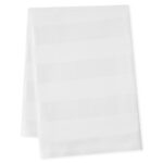 Satin Stripe White